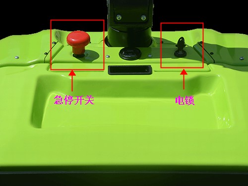 電動托盤叉車操作按鈕位置照片